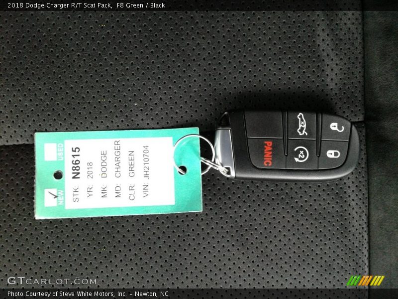 F8 Green / Black 2018 Dodge Charger R/T Scat Pack