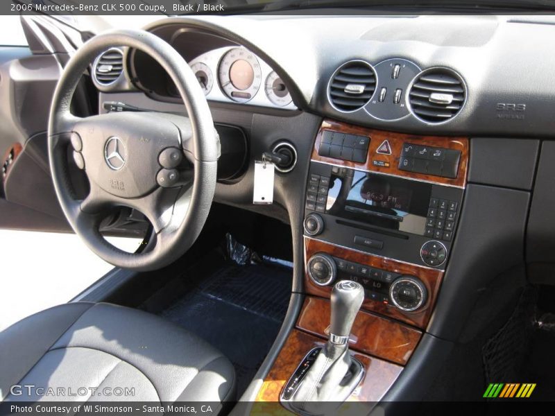 Black / Black 2006 Mercedes-Benz CLK 500 Coupe
