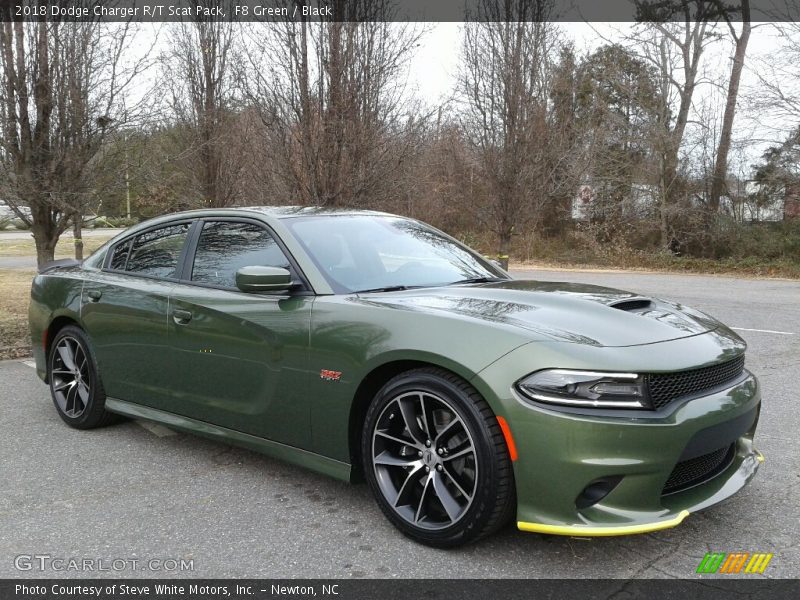 F8 Green / Black 2018 Dodge Charger R/T Scat Pack