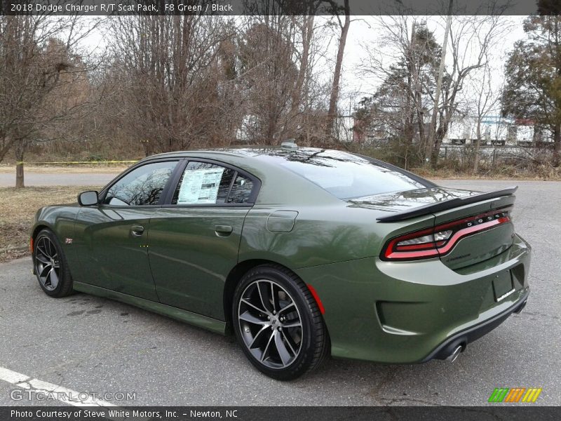 F8 Green / Black 2018 Dodge Charger R/T Scat Pack
