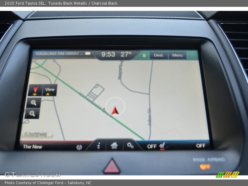 Tuxedo Black Metallic / Charcoal Black 2015 Ford Taurus SEL