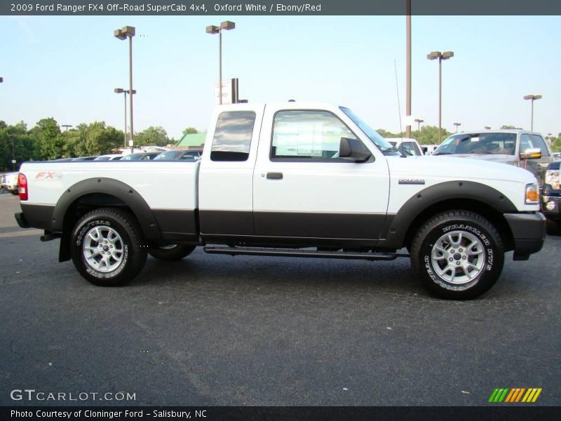 Oxford White / Ebony/Red 2009 Ford Ranger FX4 Off-Road SuperCab 4x4