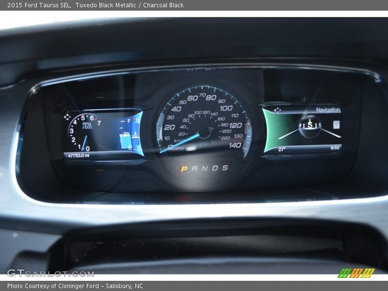 Tuxedo Black Metallic / Charcoal Black 2015 Ford Taurus SEL