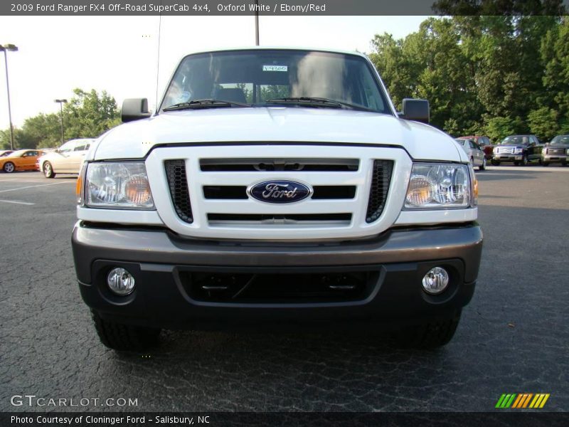 Oxford White / Ebony/Red 2009 Ford Ranger FX4 Off-Road SuperCab 4x4