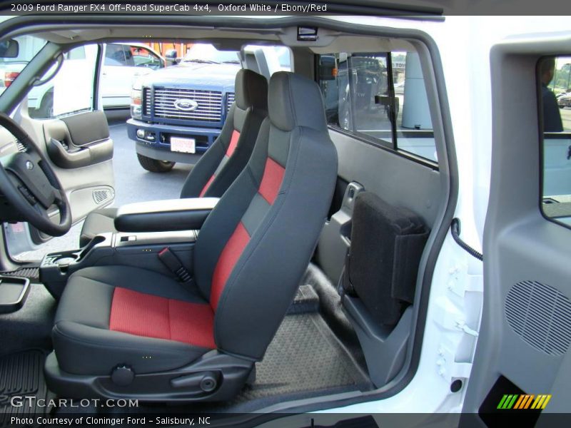 Oxford White / Ebony/Red 2009 Ford Ranger FX4 Off-Road SuperCab 4x4