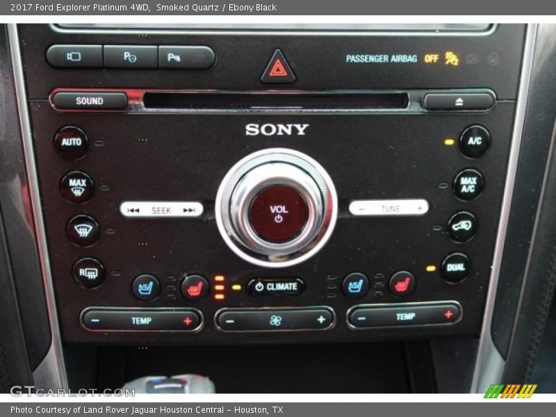 Smoked Quartz / Ebony Black 2017 Ford Explorer Platinum 4WD