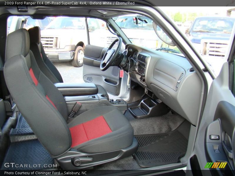 Oxford White / Ebony/Red 2009 Ford Ranger FX4 Off-Road SuperCab 4x4