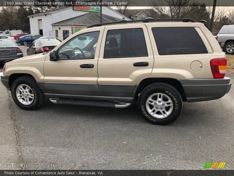 Champagne Pearlcoat / Camel 2000 Jeep Grand Cherokee Laredo 4x4