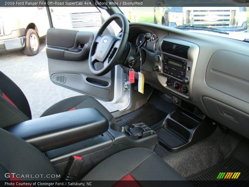 Oxford White / Ebony/Red 2009 Ford Ranger FX4 Off-Road SuperCab 4x4