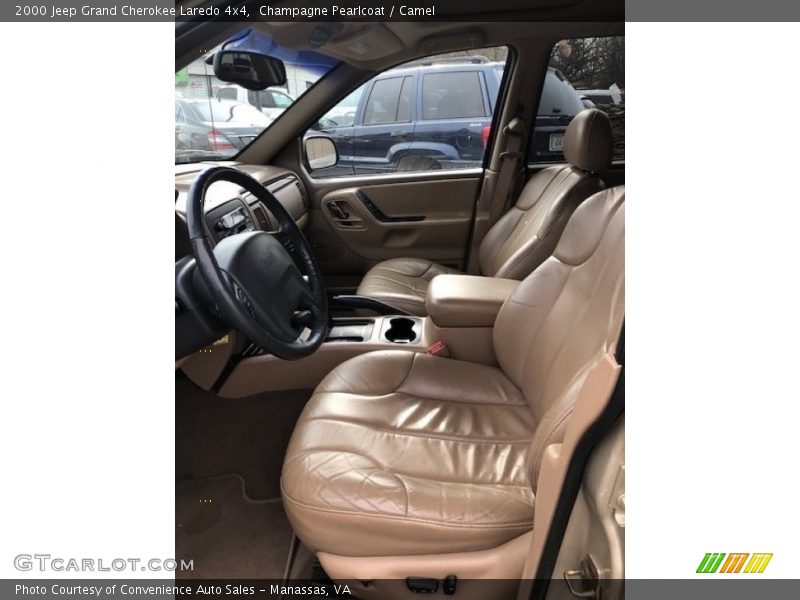 Champagne Pearlcoat / Camel 2000 Jeep Grand Cherokee Laredo 4x4