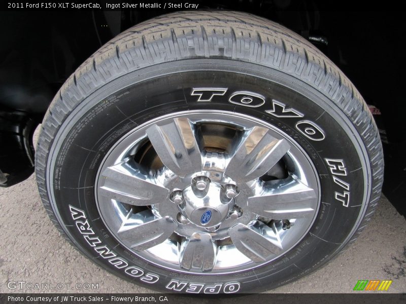 Ingot Silver Metallic / Steel Gray 2011 Ford F150 XLT SuperCab