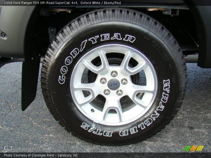 Oxford White / Ebony/Red 2009 Ford Ranger FX4 Off-Road SuperCab 4x4