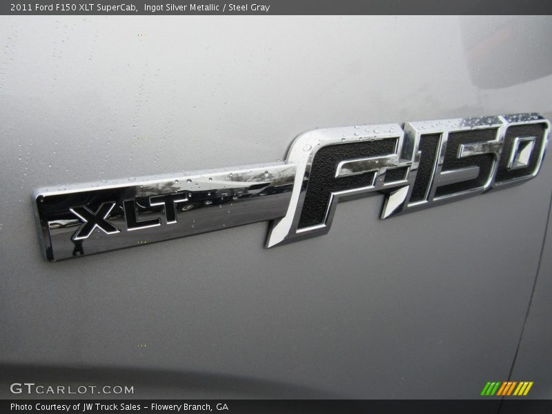 Ingot Silver Metallic / Steel Gray 2011 Ford F150 XLT SuperCab