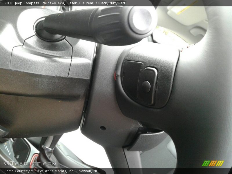 Laser Blue Pearl / Black/Ruby Red 2018 Jeep Compass Trailhawk 4x4