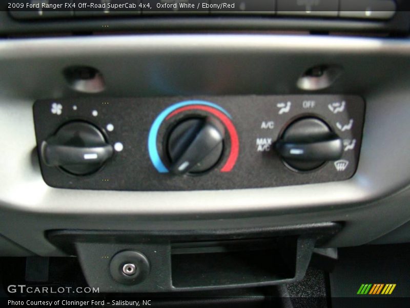 Oxford White / Ebony/Red 2009 Ford Ranger FX4 Off-Road SuperCab 4x4