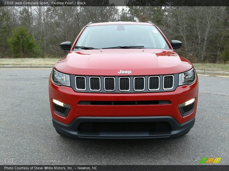 Redline Pearl / Black 2018 Jeep Compass Sport