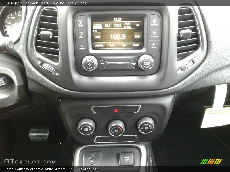 Redline Pearl / Black 2018 Jeep Compass Sport