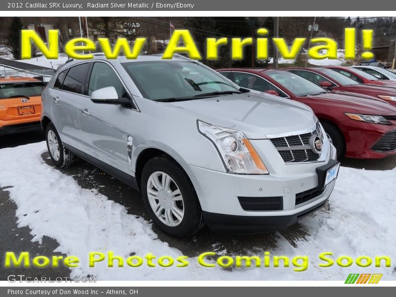 Radiant Silver Metallic / Ebony/Ebony 2012 Cadillac SRX Luxury