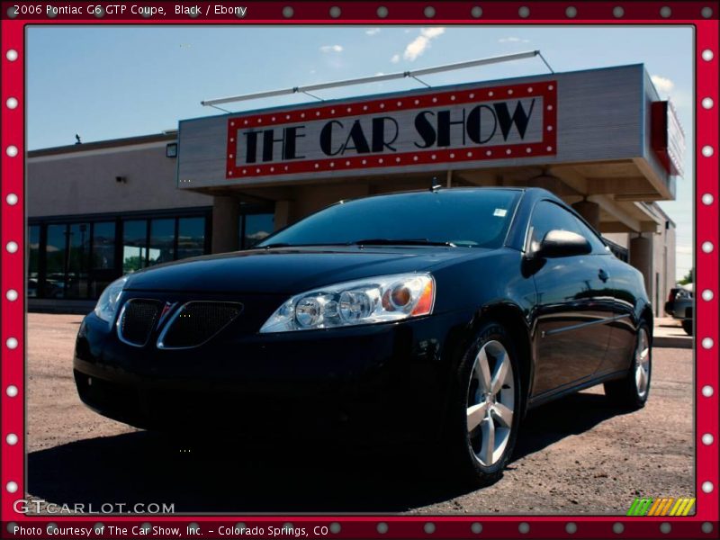 Black / Ebony 2006 Pontiac G6 GTP Coupe