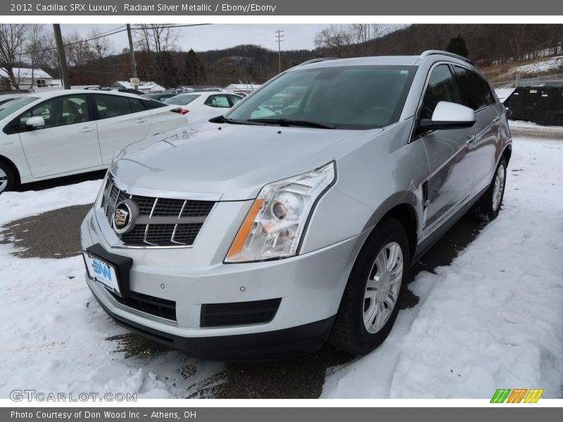 Radiant Silver Metallic / Ebony/Ebony 2012 Cadillac SRX Luxury
