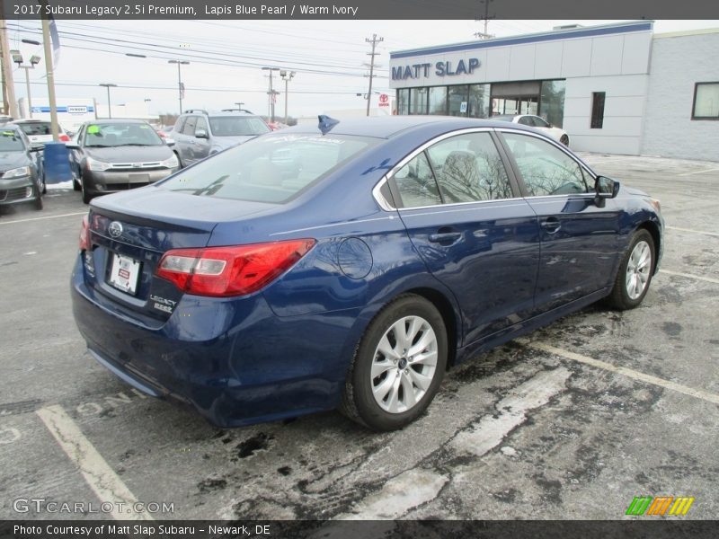 Lapis Blue Pearl / Warm Ivory 2017 Subaru Legacy 2.5i Premium