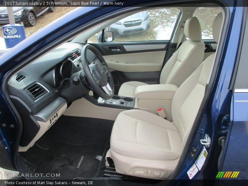 Lapis Blue Pearl / Warm Ivory 2017 Subaru Legacy 2.5i Premium