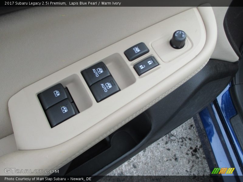 Lapis Blue Pearl / Warm Ivory 2017 Subaru Legacy 2.5i Premium
