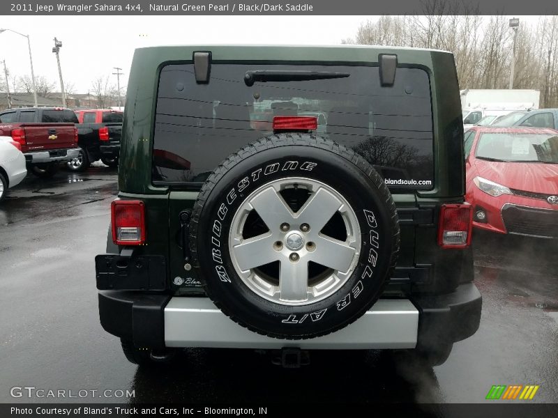 Natural Green Pearl / Black/Dark Saddle 2011 Jeep Wrangler Sahara 4x4