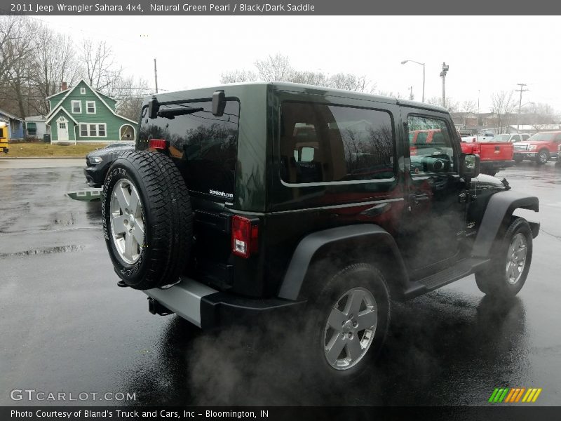 Natural Green Pearl / Black/Dark Saddle 2011 Jeep Wrangler Sahara 4x4