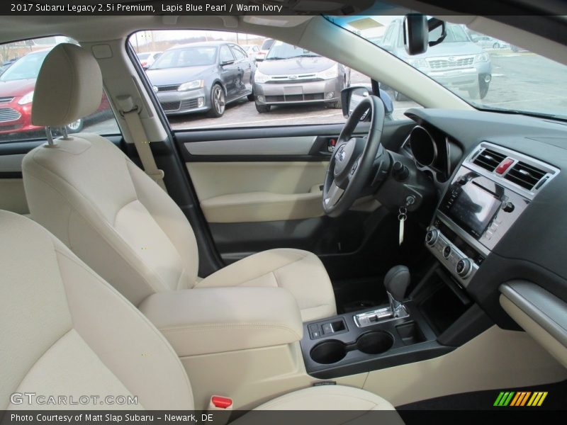 Lapis Blue Pearl / Warm Ivory 2017 Subaru Legacy 2.5i Premium