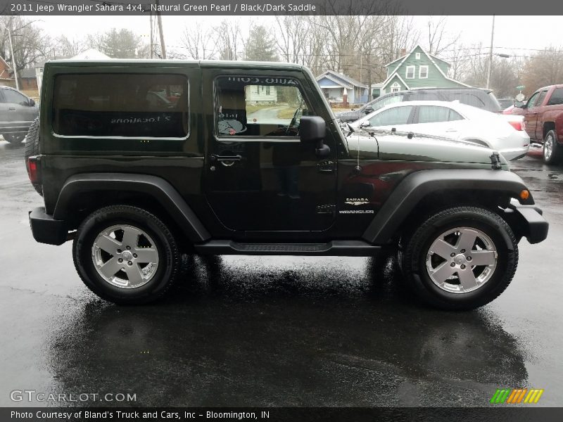 Natural Green Pearl / Black/Dark Saddle 2011 Jeep Wrangler Sahara 4x4