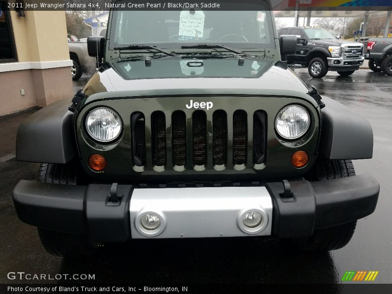 Natural Green Pearl / Black/Dark Saddle 2011 Jeep Wrangler Sahara 4x4