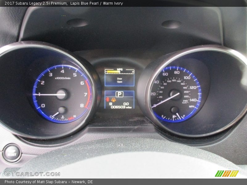 Lapis Blue Pearl / Warm Ivory 2017 Subaru Legacy 2.5i Premium