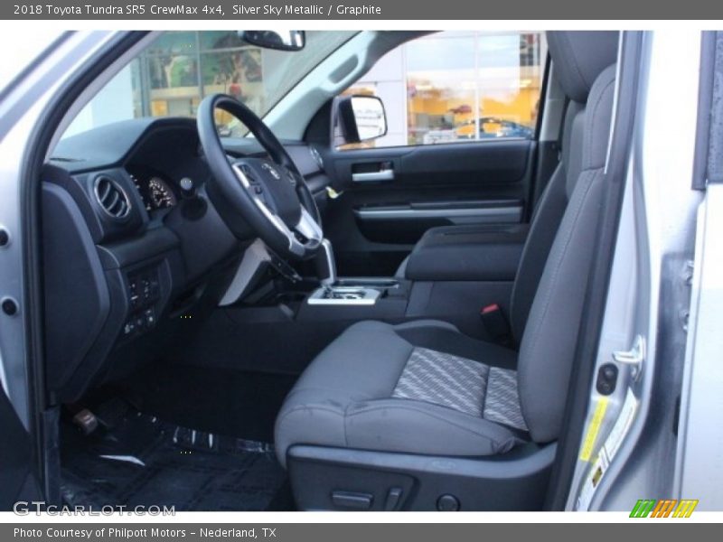 Silver Sky Metallic / Graphite 2018 Toyota Tundra SR5 CrewMax 4x4