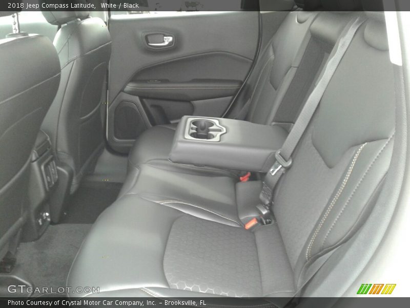 White / Black 2018 Jeep Compass Latitude