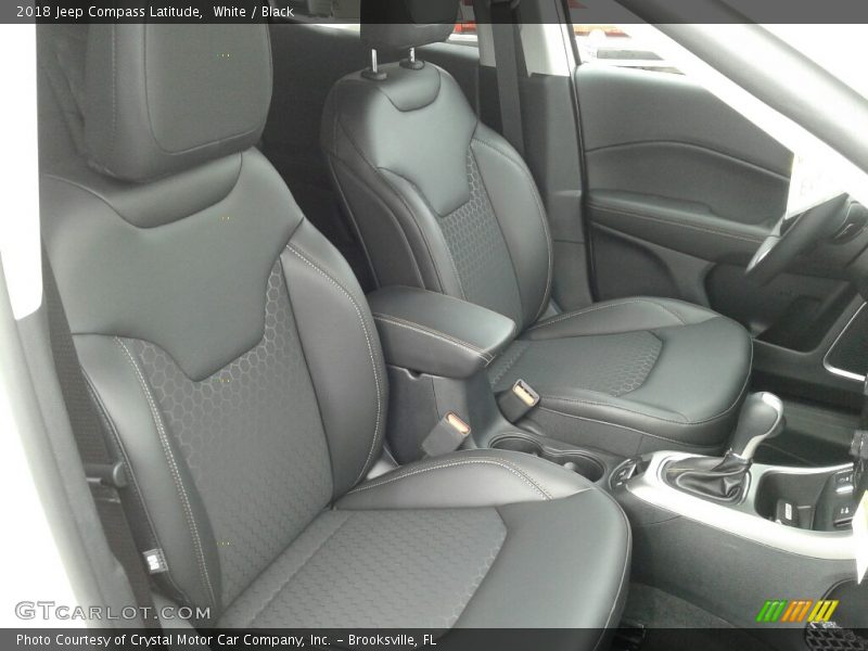 White / Black 2018 Jeep Compass Latitude