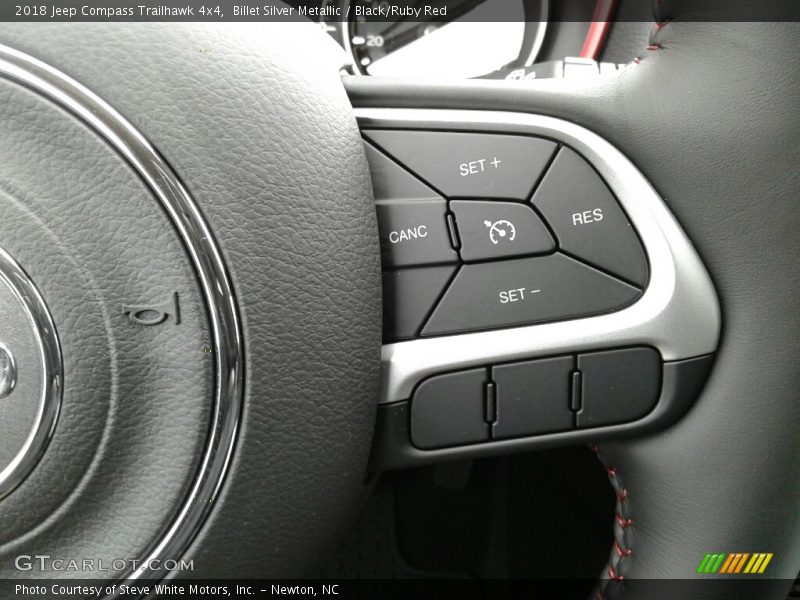 Billet Silver Metallic / Black/Ruby Red 2018 Jeep Compass Trailhawk 4x4
