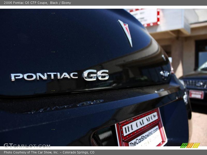 Black / Ebony 2006 Pontiac G6 GTP Coupe