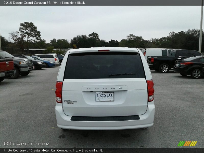 White Knuckle / Black 2018 Dodge Grand Caravan SE