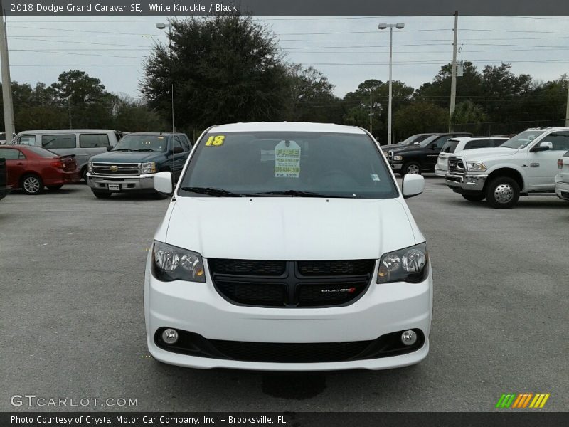 White Knuckle / Black 2018 Dodge Grand Caravan SE