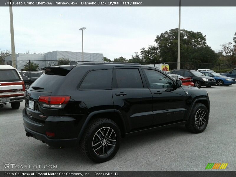 Diamond Black Crystal Pearl / Black 2018 Jeep Grand Cherokee Trailhawk 4x4