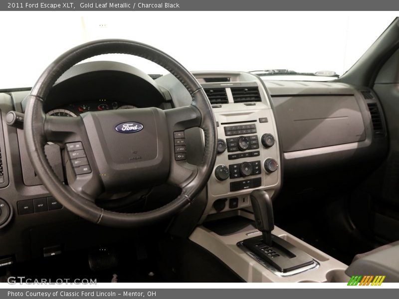 Gold Leaf Metallic / Charcoal Black 2011 Ford Escape XLT