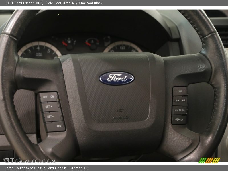 Gold Leaf Metallic / Charcoal Black 2011 Ford Escape XLT