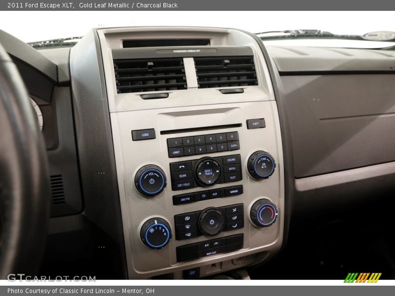 Gold Leaf Metallic / Charcoal Black 2011 Ford Escape XLT