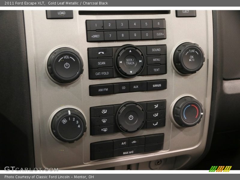 Gold Leaf Metallic / Charcoal Black 2011 Ford Escape XLT