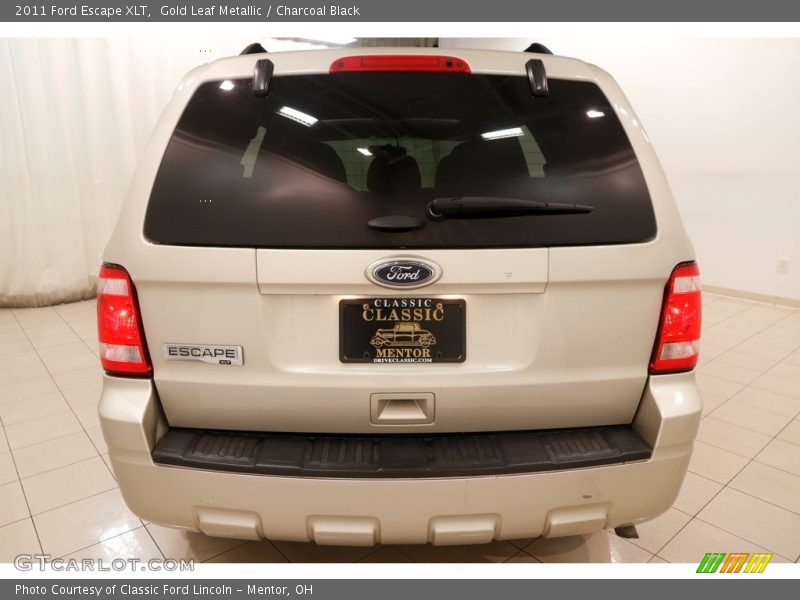 Gold Leaf Metallic / Charcoal Black 2011 Ford Escape XLT