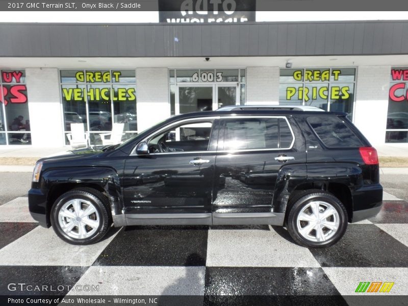 Onyx Black / Saddle 2017 GMC Terrain SLT