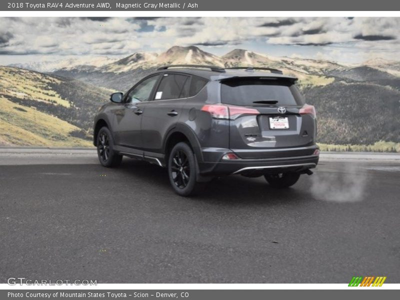 Magnetic Gray Metallic / Ash 2018 Toyota RAV4 Adventure AWD