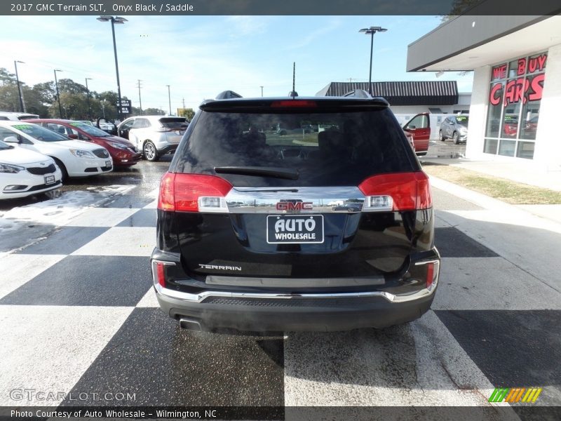 Onyx Black / Saddle 2017 GMC Terrain SLT