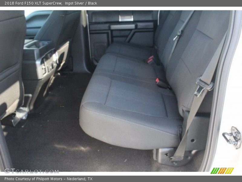 Ingot Silver / Black 2018 Ford F150 XLT SuperCrew
